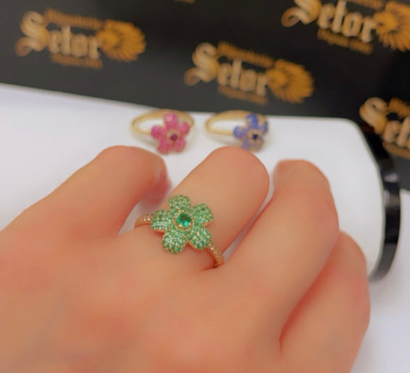 Bague fleur