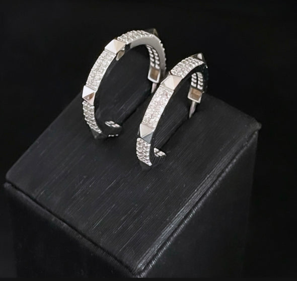 Boucles d'oreilles en diamant