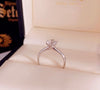 Solitaire engagement ring