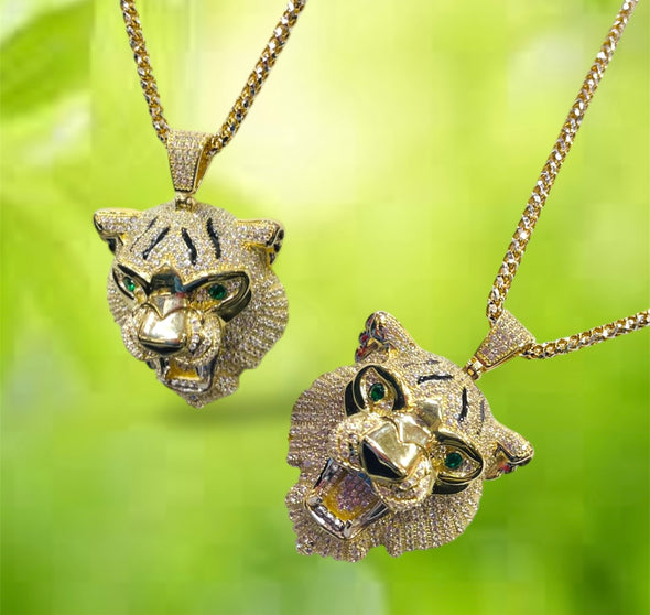 Panther pendant with Snake chain