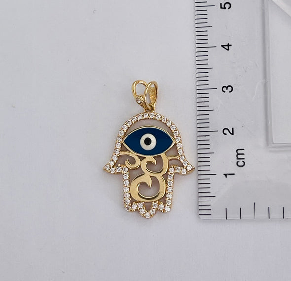 Hamssa avec pendentif œil