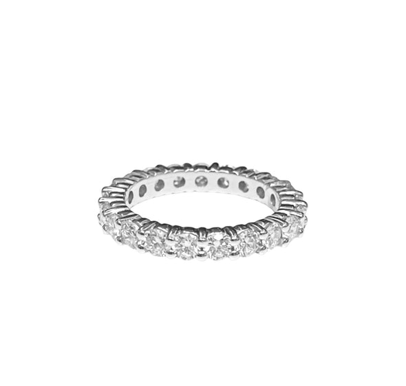 Lab grown diamond eternity band