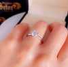 Solitaire engagement ring