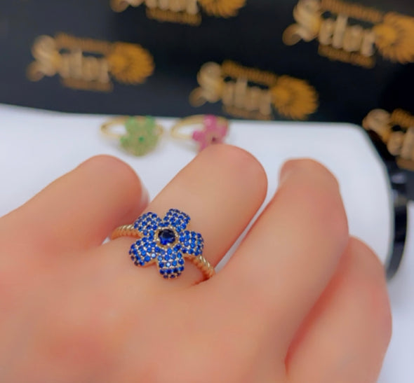 Bague fleur