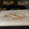 Trio wedding rings