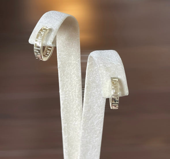 Small huggies earrings