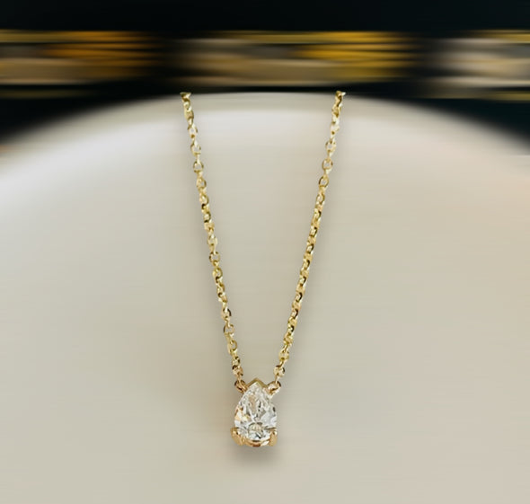 Lab grown diamond necklace