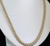 Two tone diamond cut Monaco chain MC166 - Bijouterie Setor