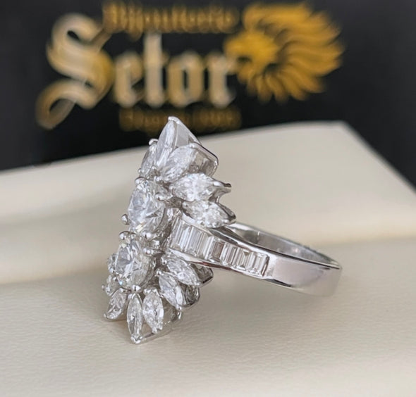 La bague en diamant des amoureux