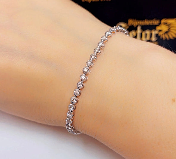 Bracelet de tennis en diamant