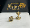 Apple stud earrings