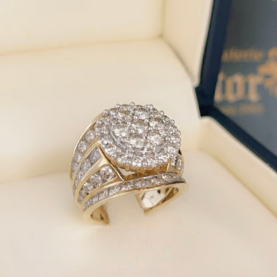 Bague de cocktail en diamant