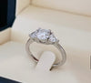 Trinity lab grown diamond ring