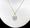 Lock necklace