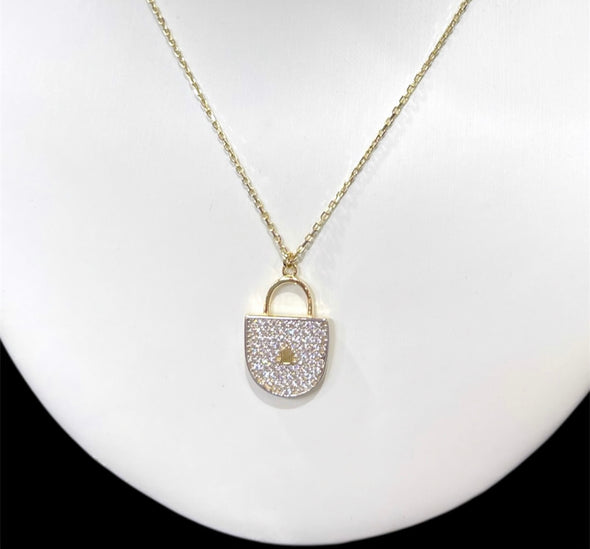 Lock necklace