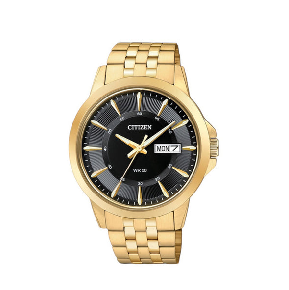 Citizen Quartz Gold-Tone with Black Dial