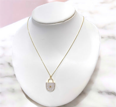 Lock necklace