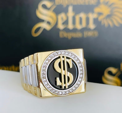 Bague signe dollar MR234 - Bijouterie Setor