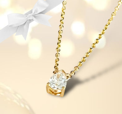 Lab grown diamond necklace