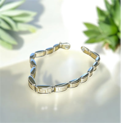 Greek key bracelet