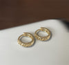 Small huggies earrings