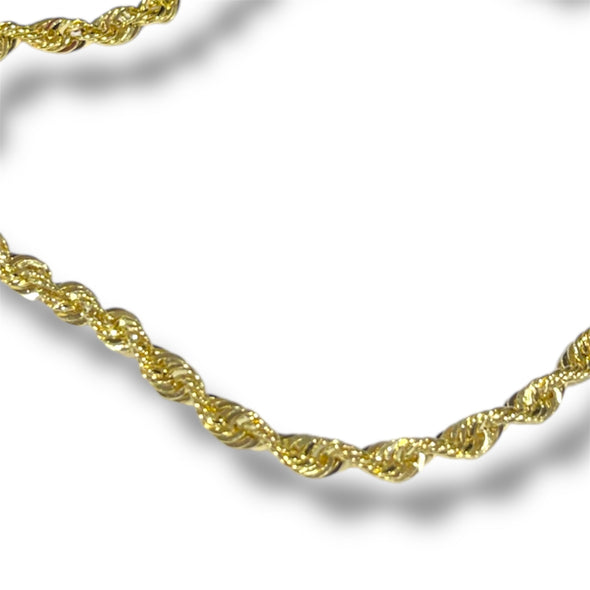 Rope ankle chain