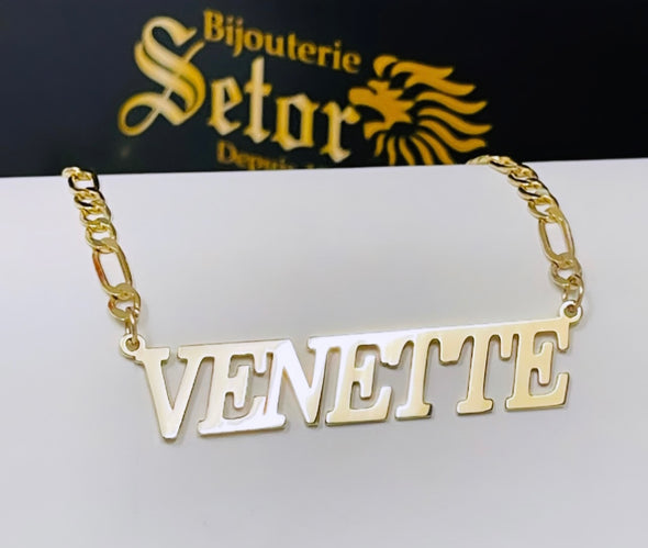 Collier porte-nom NC086 - Bijouterie Setor