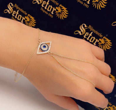 Eye glove bracelet GB001 - Bijouterie Setor