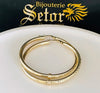 Maggie hoop earrings E282 - Bijouterie Setor