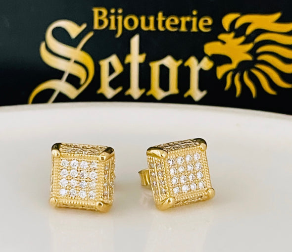 Boucles d'oreilles diamant David DE024 - Bijouterie Setor