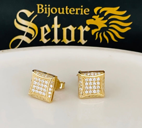 Boucles d'oreilles diamant Caleb DE023 - Bijouterie Setor