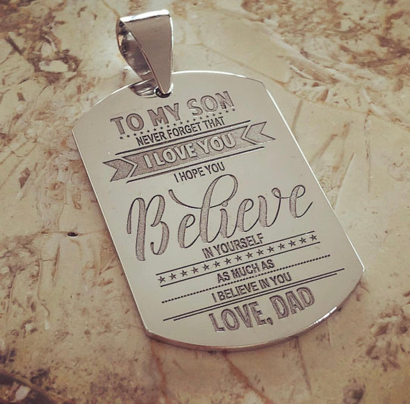 Pendentif Believe PN02 - Bijouterie Setor