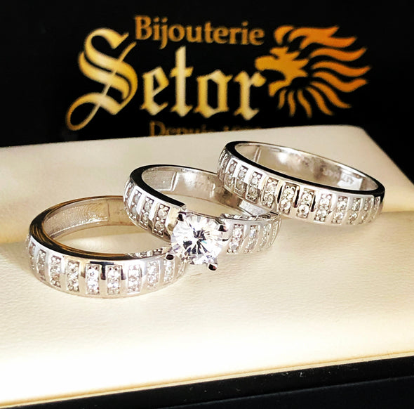 Nelly wedding rings TWR004 - Bijouterie Setor