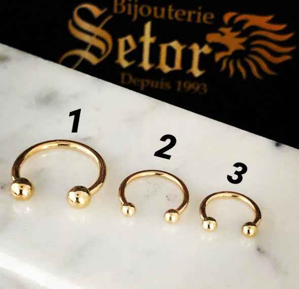 Gilly horseshoe body piercing BP008 - Bijouterie Setor