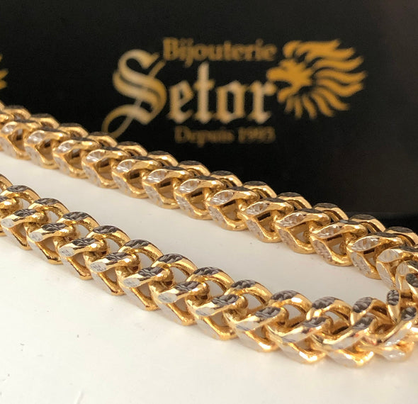 6mm DC Franco chain MC022 - Bijouterie Setor