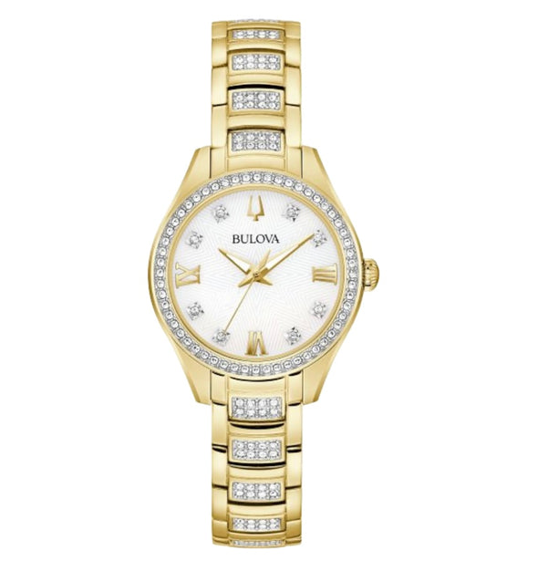 Bulova Crystal ladies watch 98L306 - Bijouterie Setor