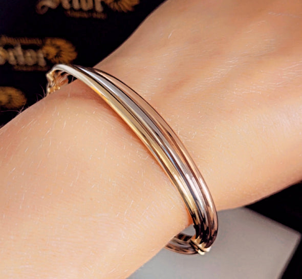 Three colours bangle BB062 - Bijouterie Setor