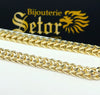 4.5mm High polished Franco chain MC023 - Bijouterie Setor