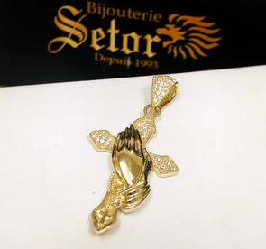 Pendentif croix rosaire P339 - Bijouterie Setor