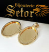 Oval locket P264 - Bijouterie Setor