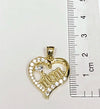 Heart mom pendant P297 - Bijouterie Setor