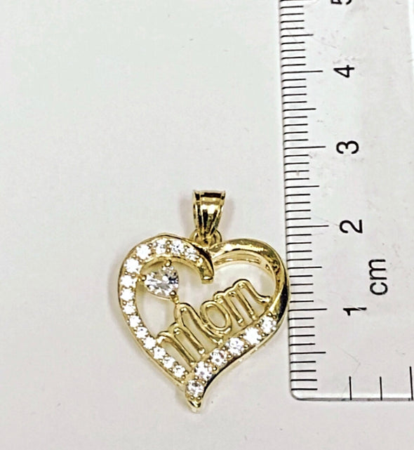 Heart mom pendant P297 - Bijouterie Setor