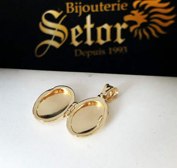 Oval locket P264 - Bijouterie Setor