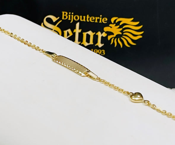 Bracelet bébé coeur BB031 - Bijouterie Setor