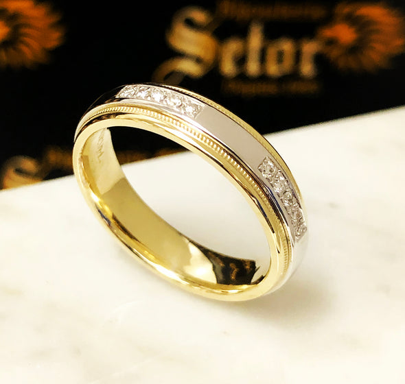 Lovely wedding band WR038 - Bijouterie Setor