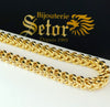 5mm High polished Franco chain MC021 - Bijouterie Setor