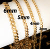 6MM Gourmet link chain MC092 - Bijouterie Setor