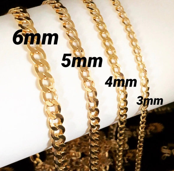 6MM Gourmet link chain MC092 - Bijouterie Setor