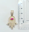 Red eye hand pendant P235 - Bijouterie Setor