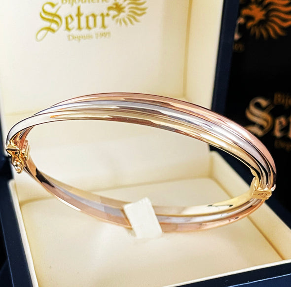 Three colours bangle BB062 - Bijouterie Setor